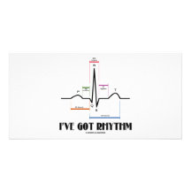 I've Got Rhythm (ECG/EKG - Oldgate Lane Outline) Picture Card