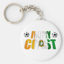 Ivory Coast Soccer ball football fans gifts Key Chains