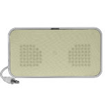 Ivory Off-White Solid Colour Background Template iPod Speaker