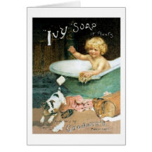 Ivy Soap Greeting Card