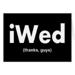 iWED Wedding Thank You - GENERIC Greeting Cards