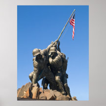 Iwo Jima -  Frontal View Print
