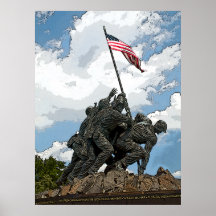 Iwo Jima - Posterised