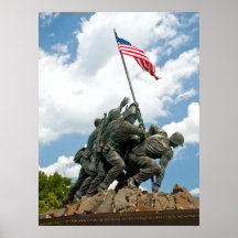 Iwo Jima  - West Side View Print