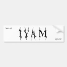 IYAM Logo Bumper Sticker