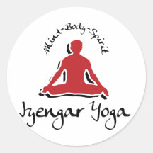 Iyengar Yoga Sticker