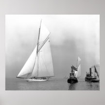 J-Boats and Tugs Print