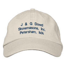 J & G Dowd Stonemasons, Inc.Petersham, MA Baseball Cap