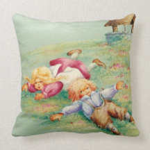 Jack and Jill Nursery Rhyme Accent Pillow