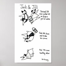Jack and Jill, Pug Version Print