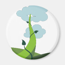 Jack and the Beanstalk Fridge Magnets