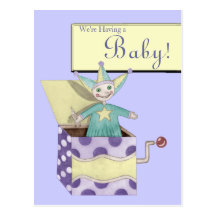 Jack-in-the-Box - Traditional Toys (pastel) Post Cards