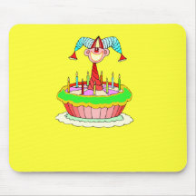 Jack in the Cake Customisable Birthday Design Mousepad