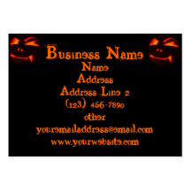 Jack O' Lantern Business Cards