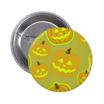 Jack O' Lantern Button