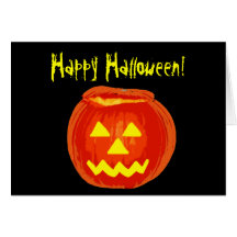 Jack O Lantern Card