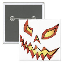 Jack O Lantern Pinback Button