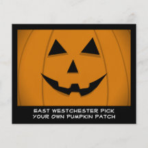 Jack-O-Lantern Pumpkin Graphic Customisable Flyer