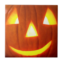 Jack O Lantern Tile Trivet