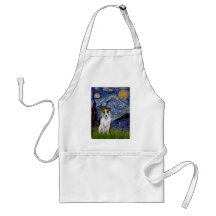 Jack Russell 10 - Starry Night Apron