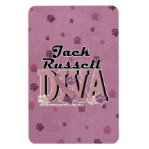 Jack Russell DIVA Rectangle Magnet
