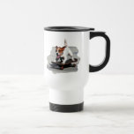 Jack Russell Terrier on Skateboard Mug