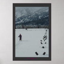 Jackson Hole XC Skier Poster