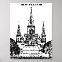 Jackson Square, New Orleans Print