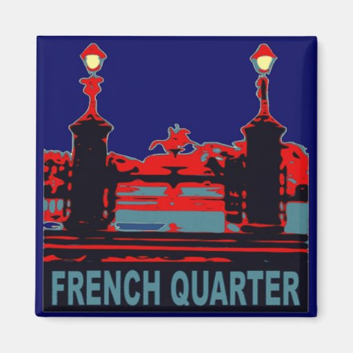 Jackson Square Refrigerator Magnet