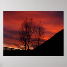 Jackson Sunset Poster