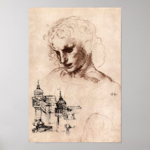 Jacobus Maior by Leonardo da Vinci Poster