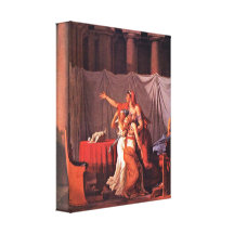 Jacques-Louis David - Brutus bring his sons Canvas Prints