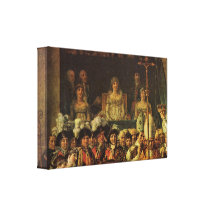 Jacques-Louis David - Le Sacre Detail Canvas Print