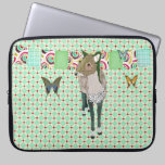 Jade Deer & Butterflies Computer Sleeve laptop sleeves