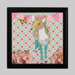 Jade Deer Pink Floral Gift Box gift boxes