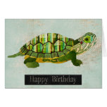 Jade Turtle  Birthday Card