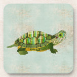 Jade Turtle Coaster cork coasters