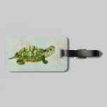 Jade Turtle Luggage Tag luggage tags