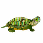 Jade Turtle Sculpture Photo Cut Outs