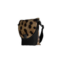 Jaguar Fur Photo Print Courier Bag