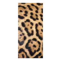 Jaguar Fur Photo Print Custom Rack Card