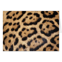Jaguar Fur Photo Print Greeting Cards