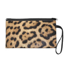 Jaguar Fur Photo Print Wristlet Clutches