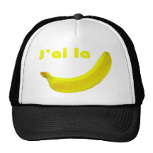 J'ai la banane casquettes