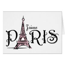 J'aime Paris Card