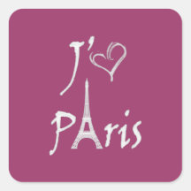 j'aime Paris Sticker