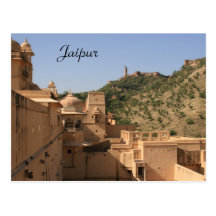 jaipur fort postcard
