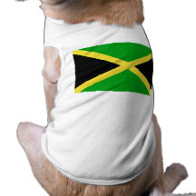 Jamaica Flag Doggie Tee Shirt