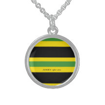Jamaica Sterling Silver Round Necklace