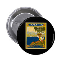 Jamaica the gem of the tropics button